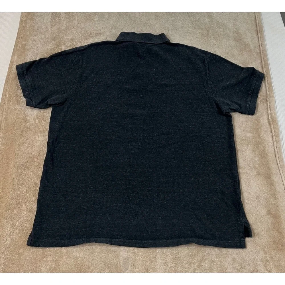 Polo Ralph Lauren Polo Shirt Men's 2XB Big Charcoal Grey Heather Short Sleeve